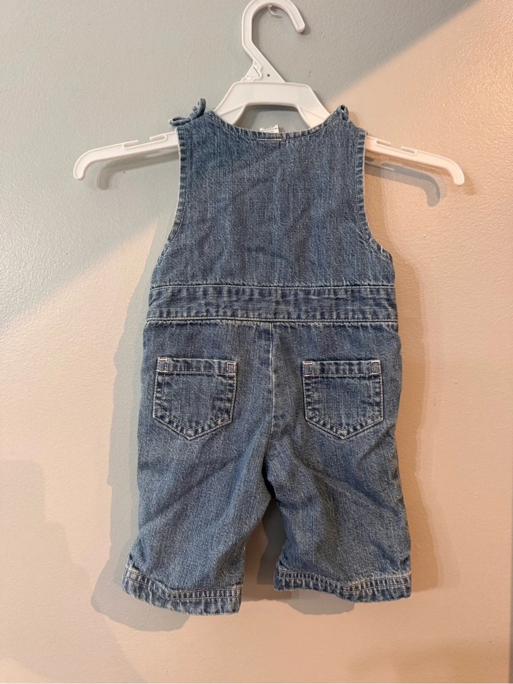 Vintage Baby Gap Overalls with Pink Lining